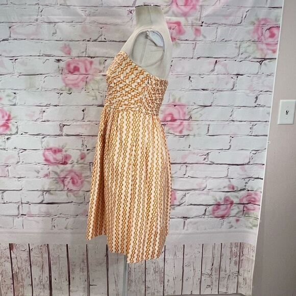 Vanessa Virginia Anthropologie strapless chain sweetheart summer dress size 2 - Picture 8 of 12